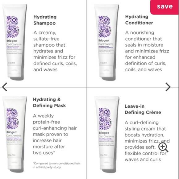 New! TWO briogeo define + hydrate hair care minis sets 27608 - Picture 10 of 11